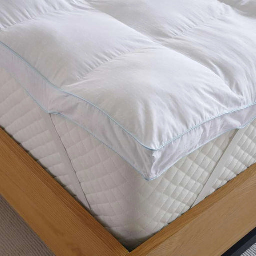 Advanced Cool Gel Infusion Mattress Topper 180X200X5Cm - White Pan Home