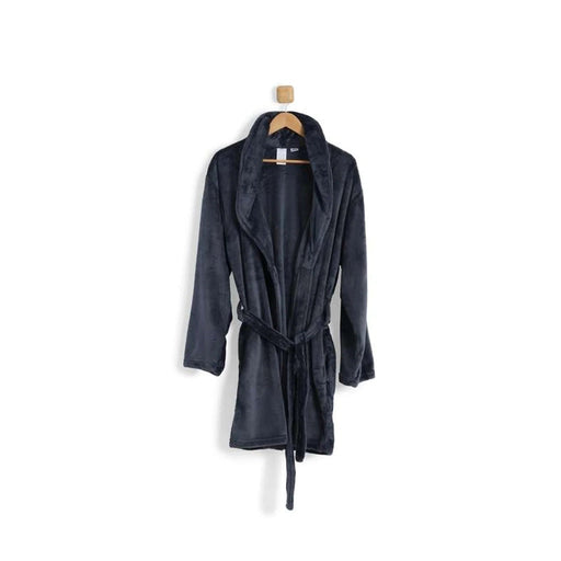 Aergia Cozy Soft Robe Large - Grey Pan Home