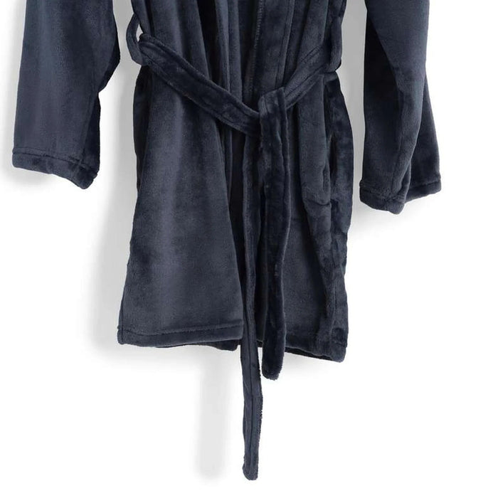 Aergia Cozy Soft Robe Large - Grey Pan Home