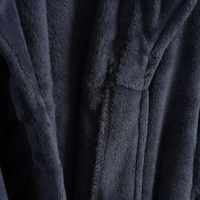 Aergia Cozy Soft Robe Large - Grey Pan Home