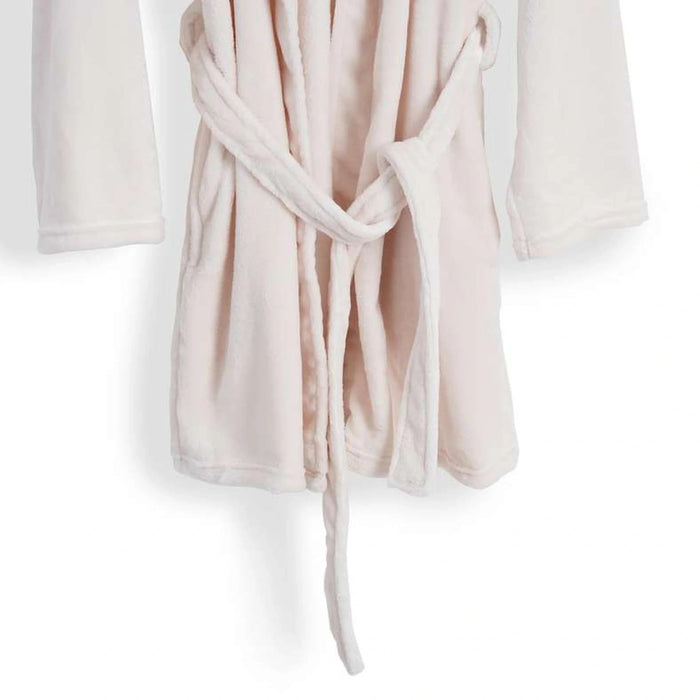 Aergia Cozy Soft Robe  Large - Ivory Pan Home