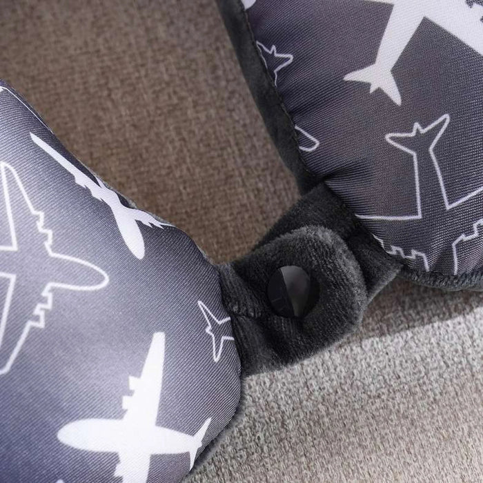 Aero Microbeads Neck Pillow 30X30X9Cm - Grey