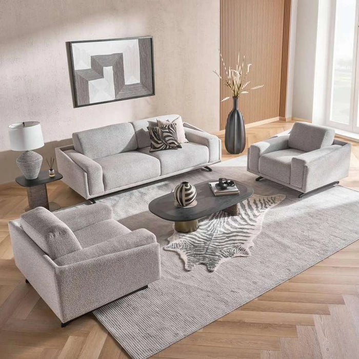 Aerol Single  Seater Sofa - Beige