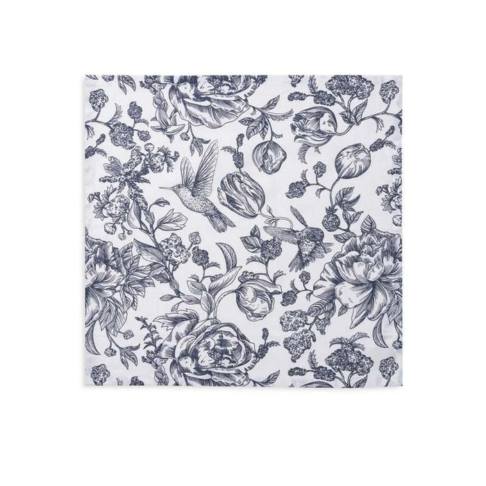 Affinity Floral 4-Piece Napkin Set 45X45Cm - Blue