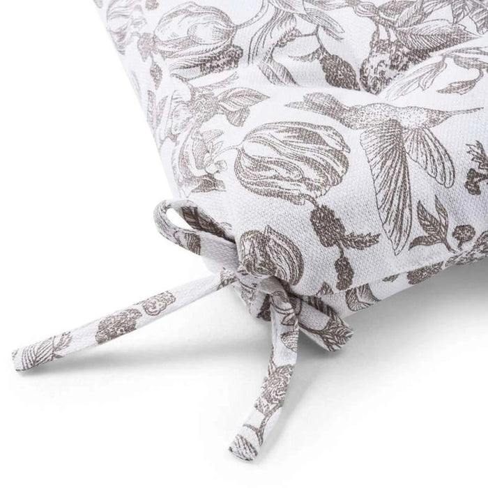 Affinity Floral Chairpad 40X40Cm - Beige Pan Home
