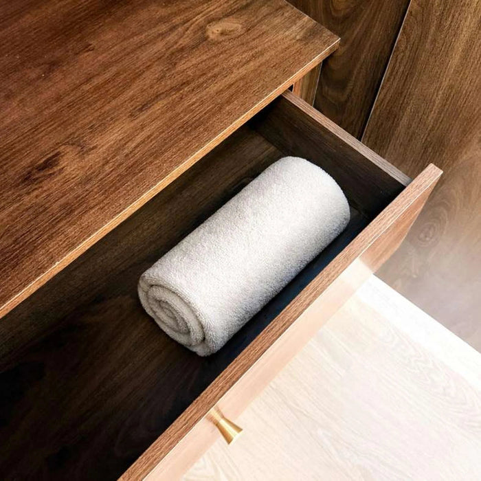 Agira 6 Door Wardrobe Veneer - Brown & White Pan Home