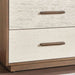 Agira Dresser With Mirror Veneer - Brown & White Pan Home