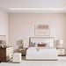 Agira King Bed 180X200 Cm Upholstered - Beige & Brown Pan Home