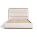 Agira King Bed 180X200 Cm Upholstered - Beige & Brown Pan Home