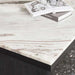 Agnella 4 Seater Dining Table Marble - Beige & Black Pan Home