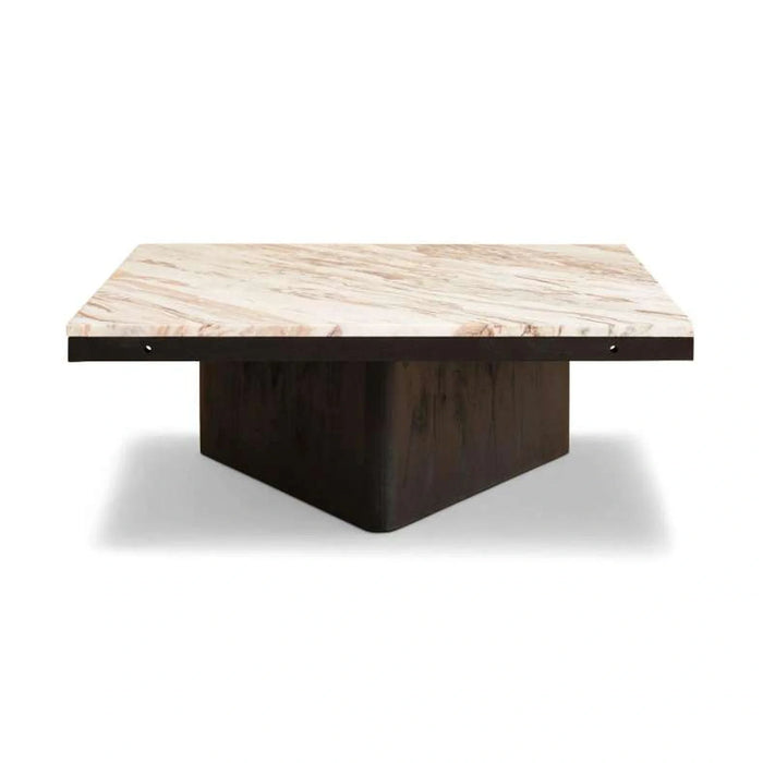 Agnella Coffee Table Marble - Beige & Black