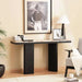 Agnella Console Table Marble - Beige & Black Pan Home