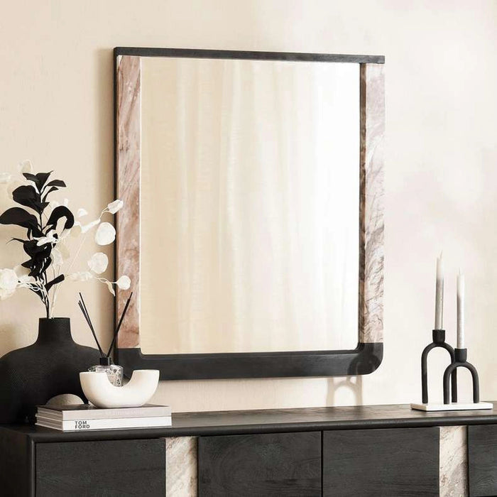 Agnella Dresser Mirror - Black Pan Home
