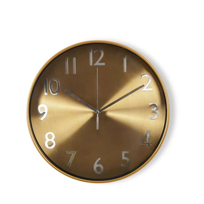 Agnes Wall Clock Dia 29Cm - Gold Pan Home