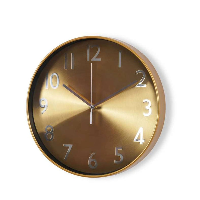 Agnes Wall Clock Dia 29Cm - Gold Pan Home