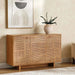 Ahweri Shoe Rack 16 Pairs With 3 Door Veneer - Beige Pan Home