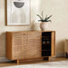 Ahweri Shoe Rack 16 Pairs With 3 Door Veneer - Beige Pan Home