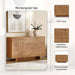 Ahweri Shoe Rack 16 Pairs With 3 Door Veneer - Beige Pan Home