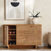 Ahweri Shoe Rack 16 Pairs With 3 Door Veneer - Beige Pan Home