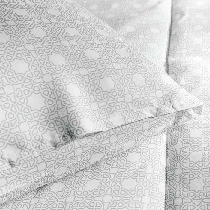 Aiden 3-Piece Queen Comforter Set 200X240Cm - Grey
