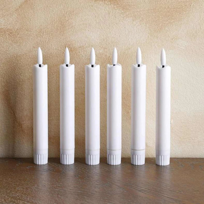 Aiden 6-Piece Led Candle H20Cm - White Pan Home