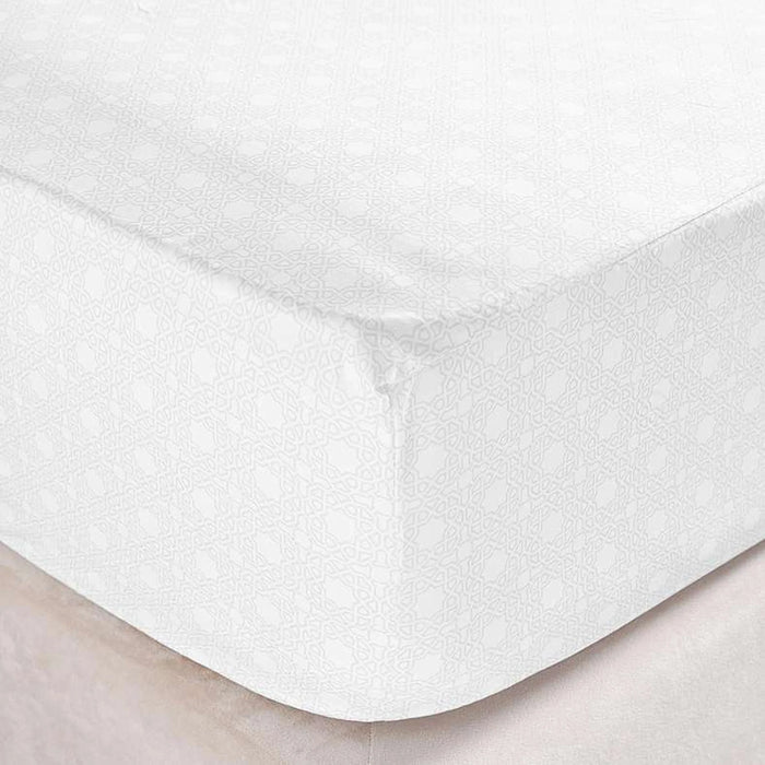 Aiden King Fitted Sheet 180X200+33Cm - Beige