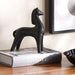 Ainar Ceramic Horse Sculpture 13.8X9X18.5Cm - Black Pan Home