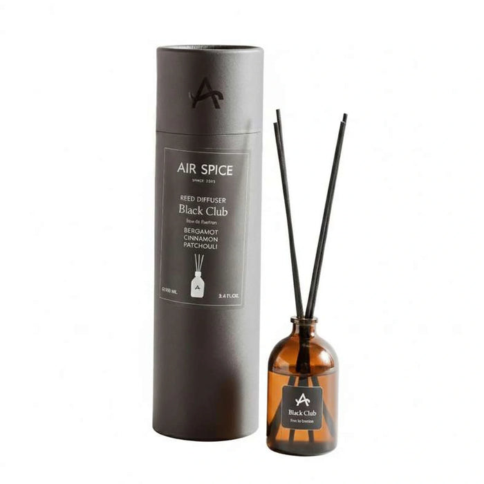 Air Spice Black Club Reed Diffuser 100Ml- Black