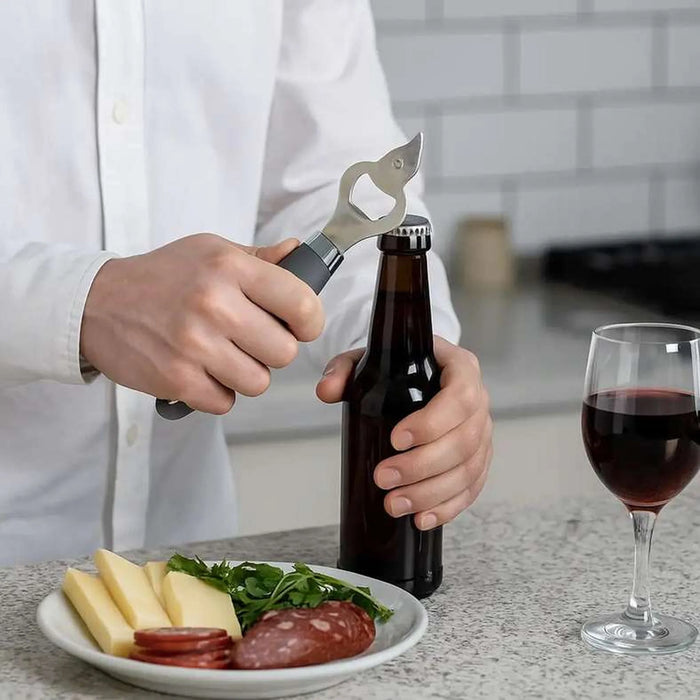 Aira Bottle Opener 18.5X4.5Cm -Grey
