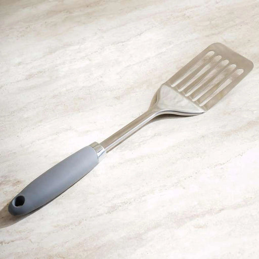 Aira Slotted Spoon - Grey Pan Home