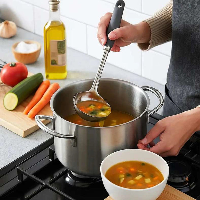 Aira Soup Ladle - Grey Pan Home