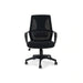 Airway Office Medium Back Chair Mesh Fabric - Black Pan Home