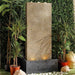 Alabama Polyresin Floor Fountain 75X40X149.5Cm- Natural Pan Home