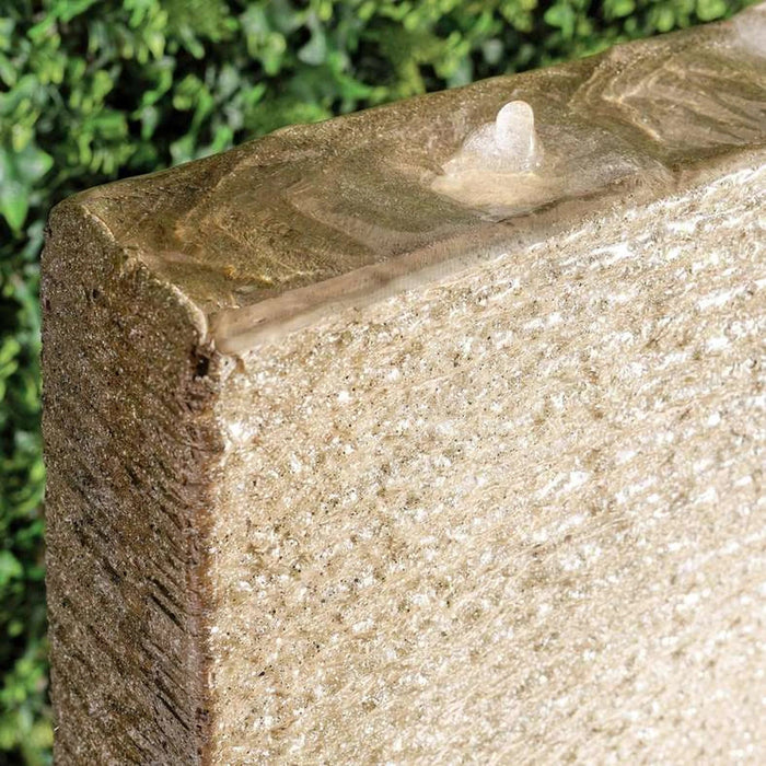 Alabama Polyresin Floor Fountain 75X40X149.5Cm- Natural Pan Home