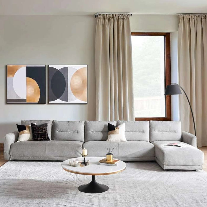 Alabaster Right Chaise Lounge