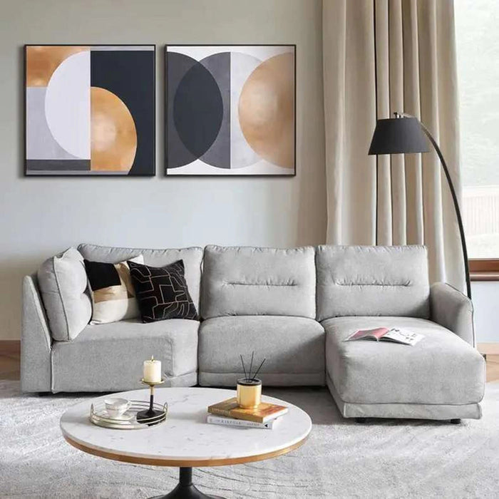 Alabaster Single Seater Corner Sofa Pan Home