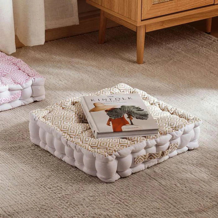 Alan Floor Cushion 9 Cm - Ochre Pan Home