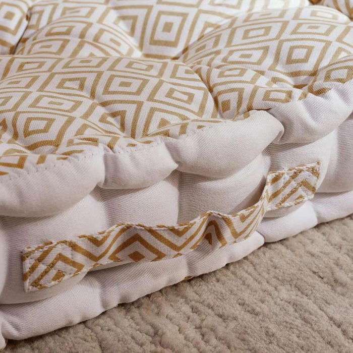 Alan Floor Cushion 9 Cm - Ochre Pan Home