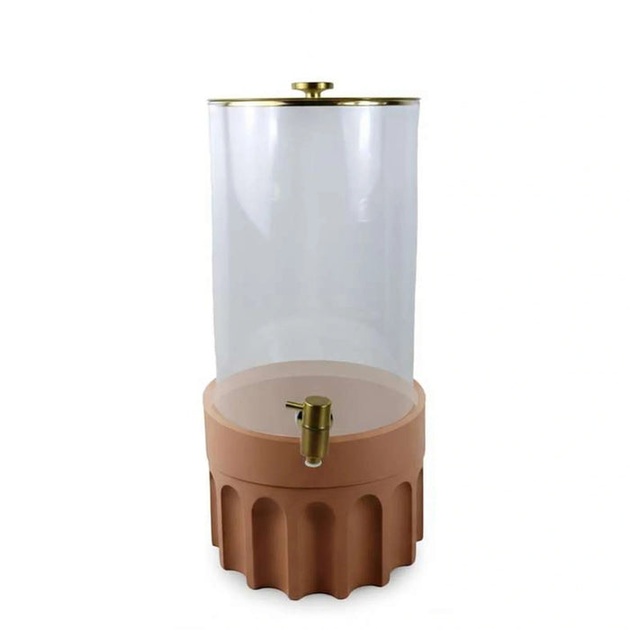 Alazouni Drink Dispenser 5L -Brown Pan Home