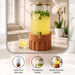 Alazouni Drink Dispenser 5L -Brown Pan Home