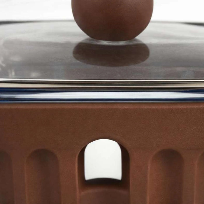 Alazouni Rectangular Food Warmer 3L -Brown