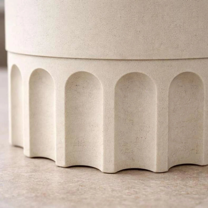 Alazouni Soup Warmer 25.5X25.5X34Cm -Beige