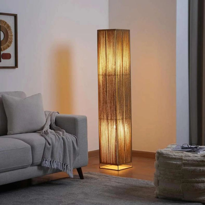 Albus 2-Light E27 Floor Lamp 27X27X150.5Cm - Natural