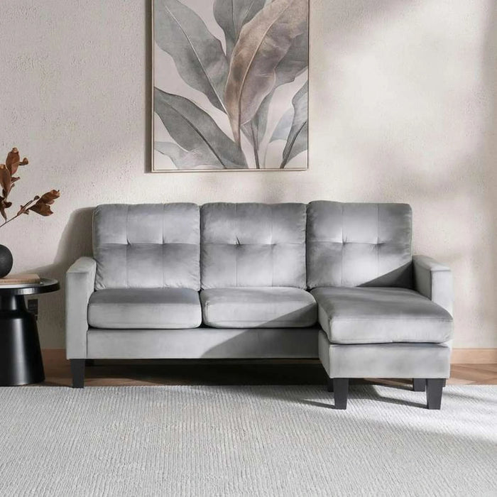 Albus Corner Sofa Set - Grey
