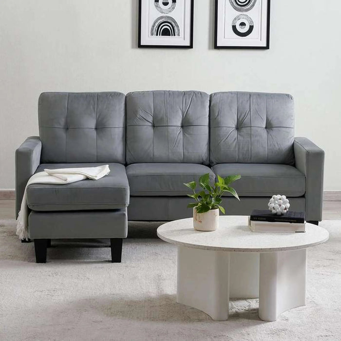 Albus Corner Sofa Set - Grey