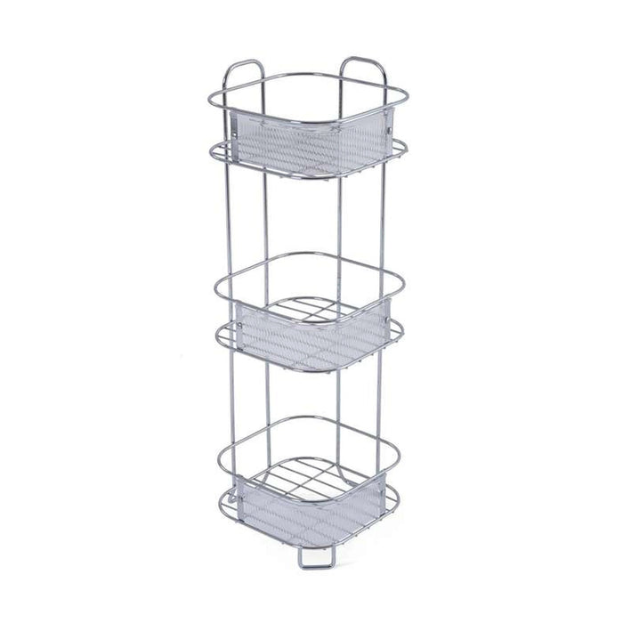 Alder 3 Tier Shower Caddy - Silver Pan Home