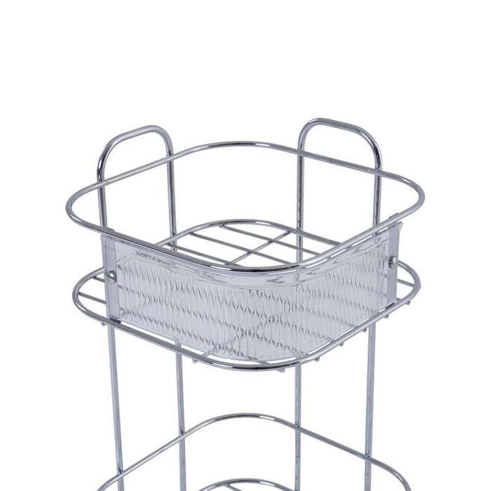 Alder 3 Tier Shower Caddy - Silver Pan Home