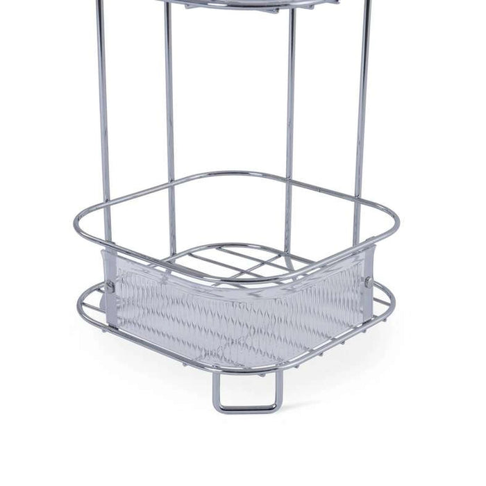 Alder 3 Tier Shower Caddy - Silver Pan Home