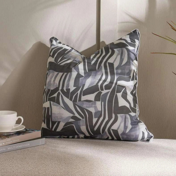 Alethea Printed Filled Cushion 50X50Cm-Anthracite Pan Home