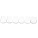 Alex 6-Piece Dof Crystal Glass Set 350Ml - Clear Pan Home